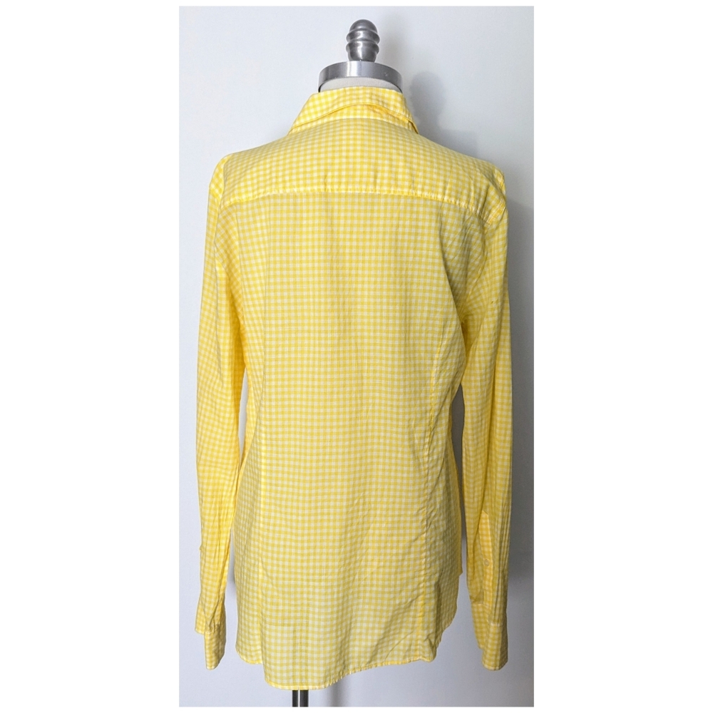 J. Crew Checked Button Up Blouse - image 3